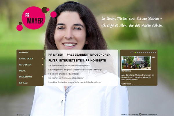 Webdesign Beispiel